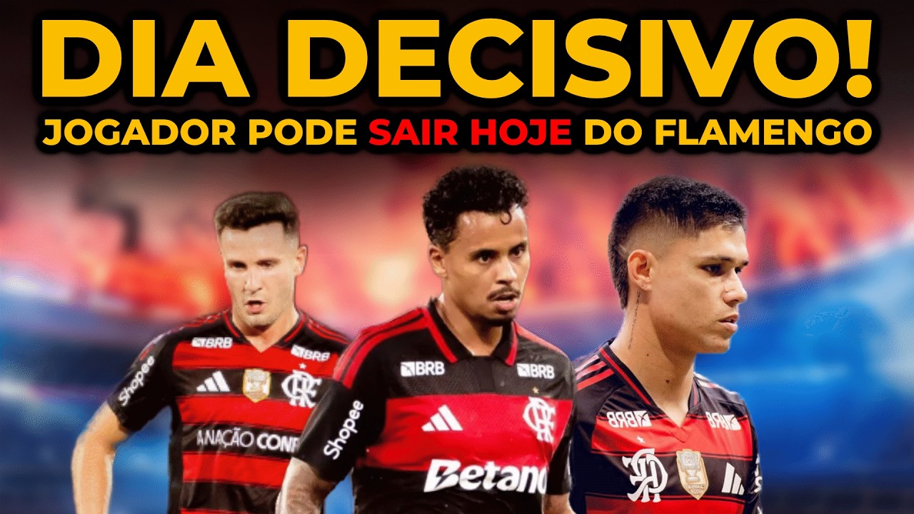 DIA DECISIVO! Jogador saindo do flamengo | 3 desfalques contra o Vitória | Time sub-20 vai jogar?