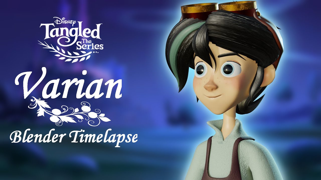 Varian - Tangled The Series | Blender Timelapse
