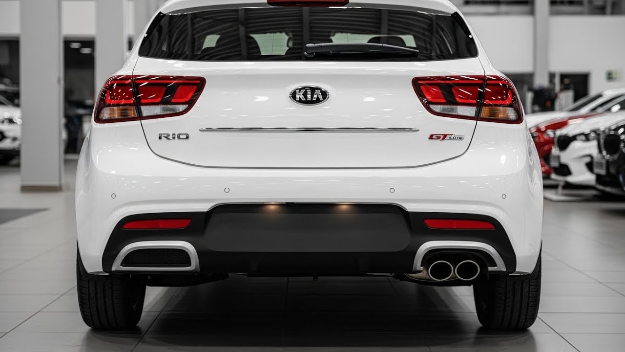 Kia – Rio (2026) | Pure White Elegance Meets Smart Performance