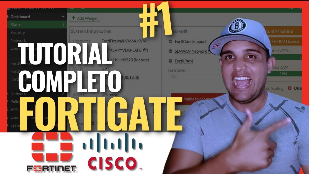 FORTIGATE + CISCO || Configuración de VLAN + DHCP + ROUTING Static
