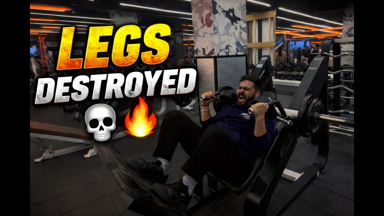 Double Time Leg Day 🔥 | No Mercy
