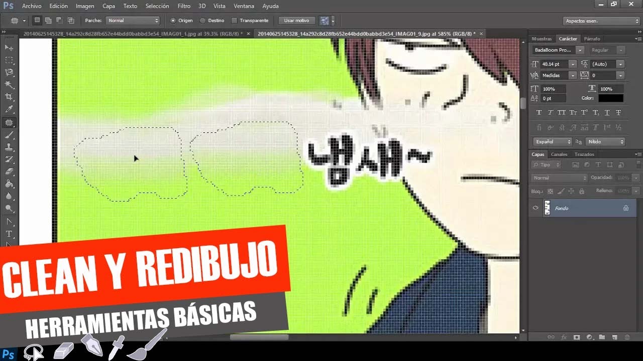 #1.4 Clean y Redibujo de Manhwa (Herramientas básicas)