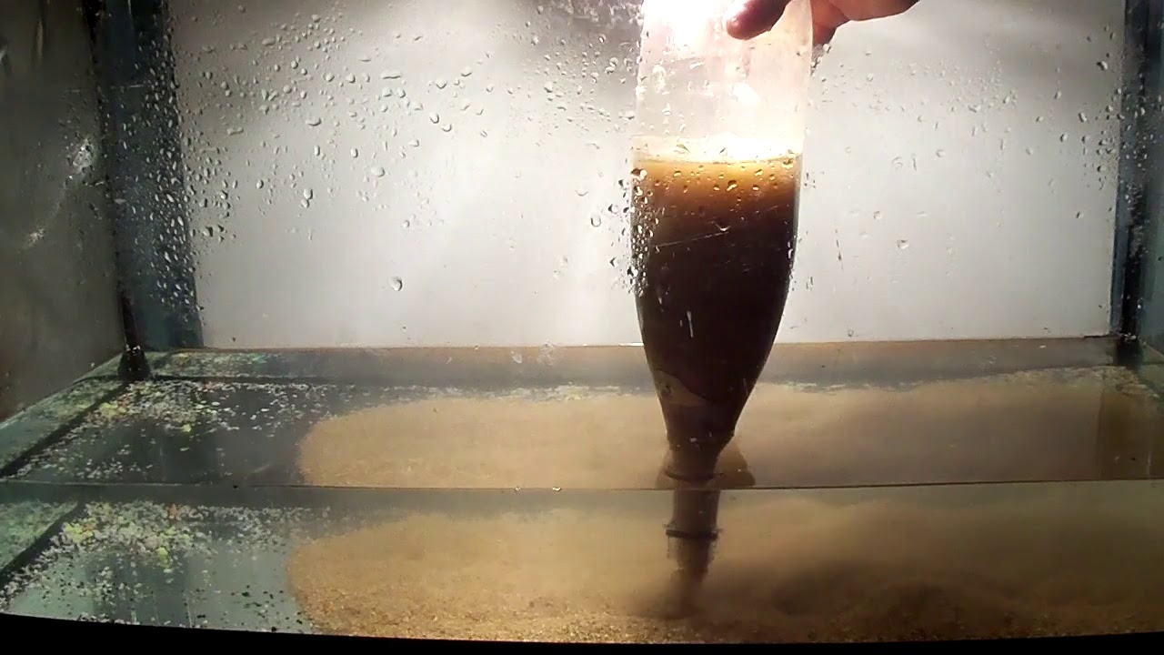 Comment mettre du sable dans l'aquarium sans rinçage?