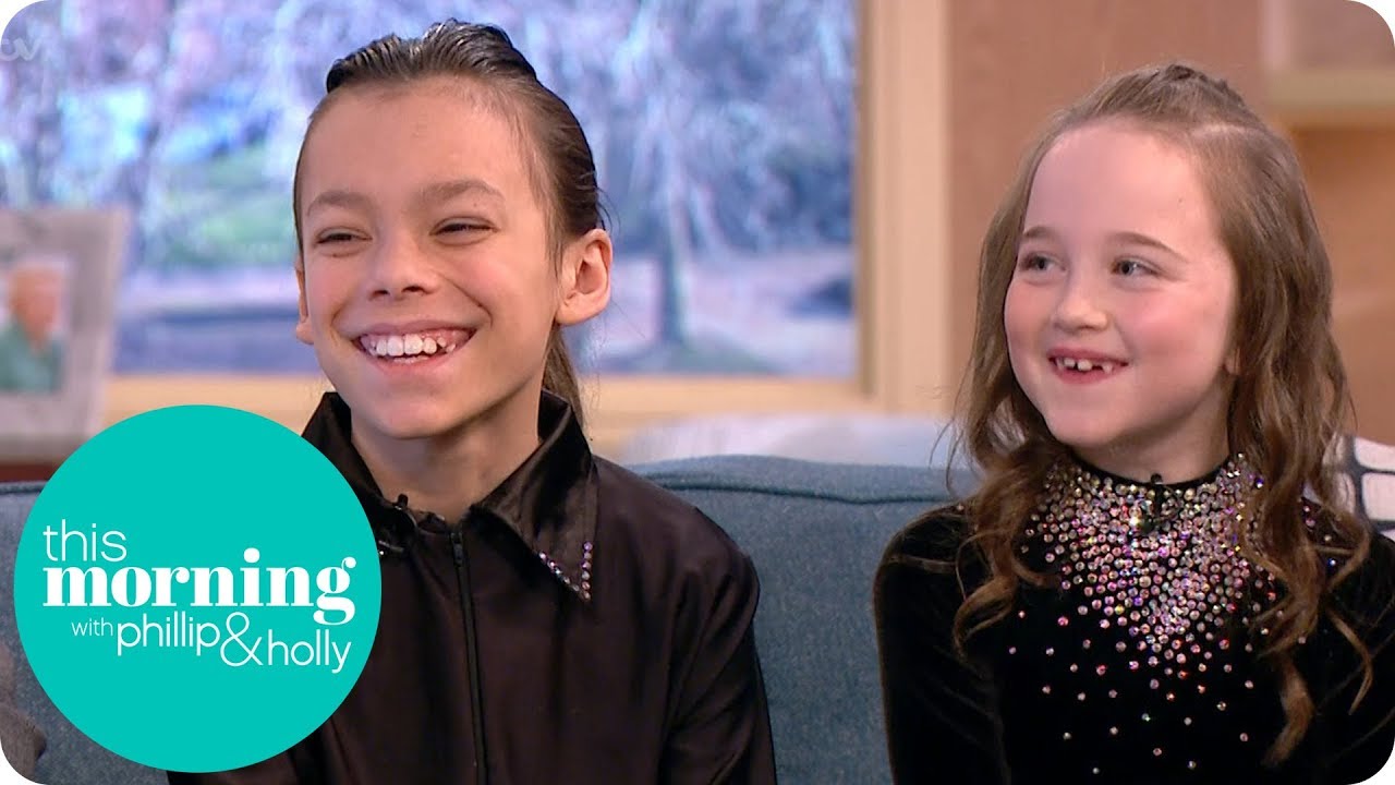 Britain's Youngest Ice Skating Champions Strut Their Stuff on the Dancing on Ice Rink | This Morning