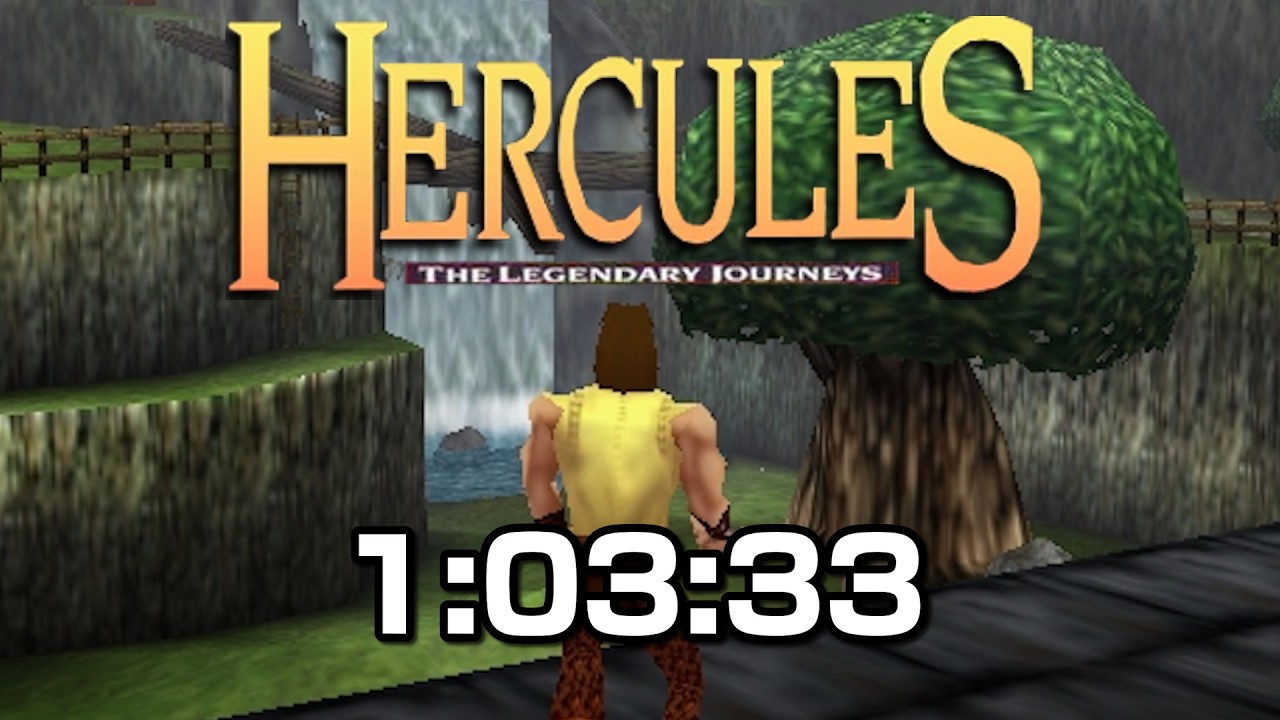 [World Record] Hercules: The Legendary Journeys (N64) Any% Speedrun in 1:03:33