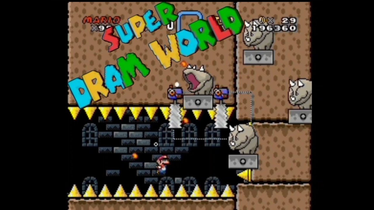 SUPER DRAM WORLD SMW HACK