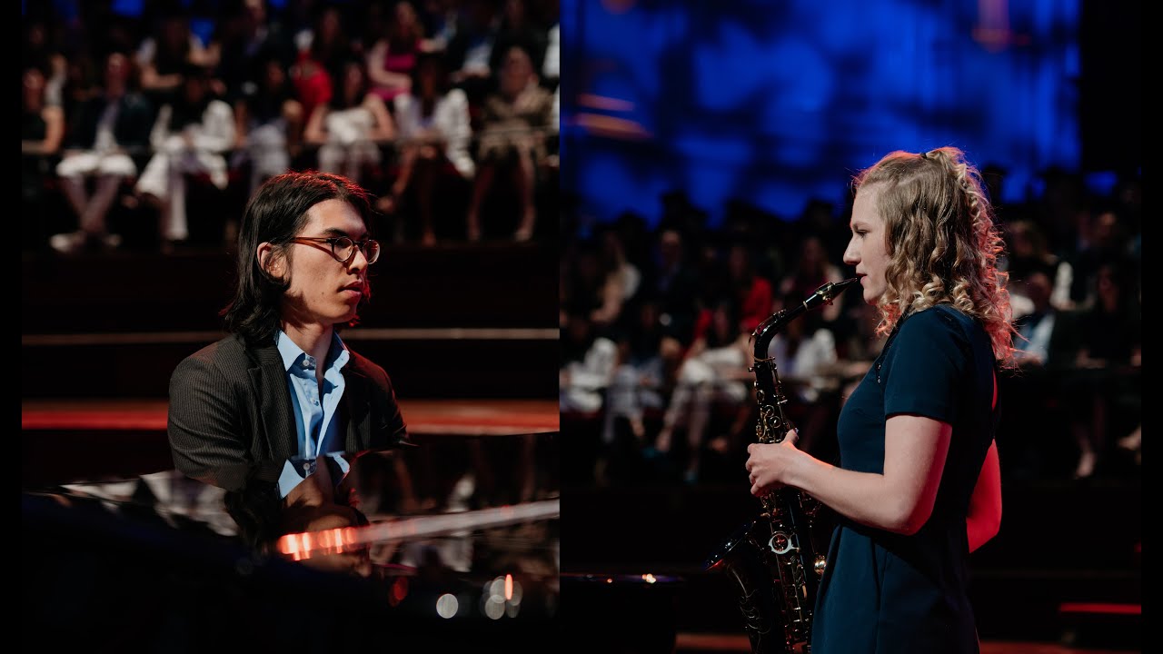 Shape of my Heart (Sting) | Sax & Piano Cover | UvA Graduation Performance 2022 (Concertgebouw)