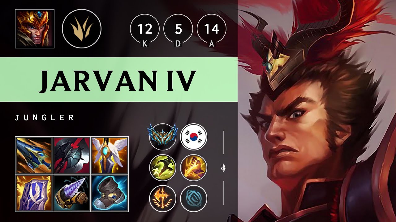 Jarvan IV Jungle vs Lee Sin - KR Challenger Patch 25.20