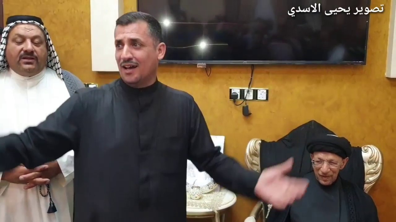 إستقبال السيد جاسم الطويرجاوي الناصريه سوق الشيوخ الشاعر نسيم الخليفاوي