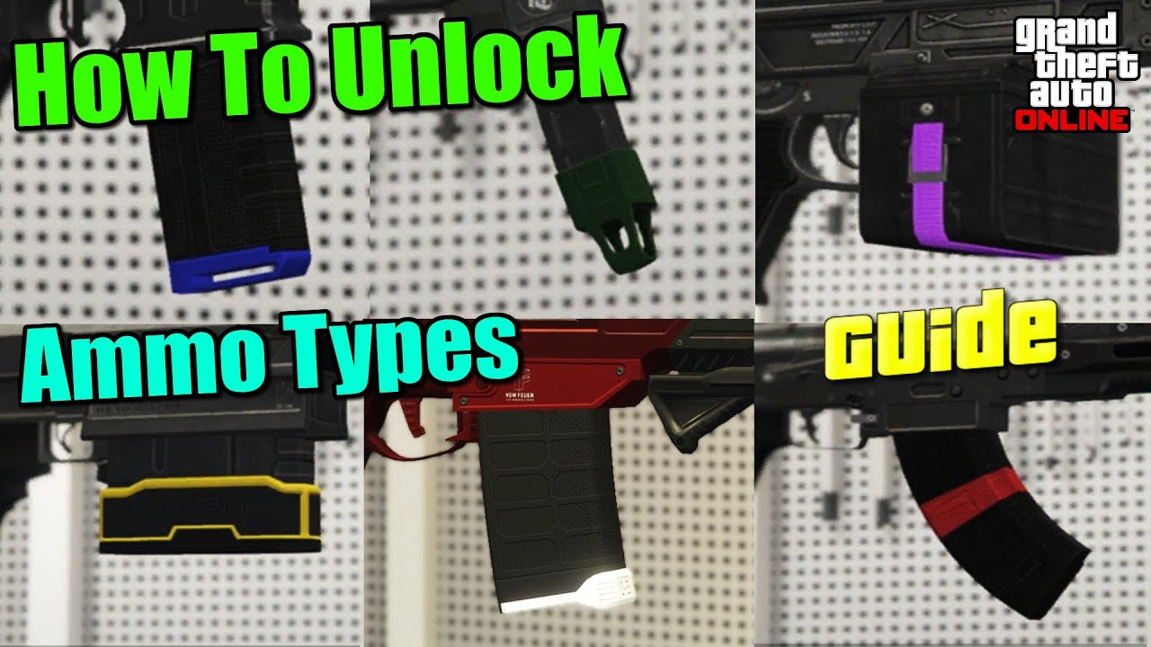 Где и как разблокировать все типы специальных боеприпасов в GTA 5 Online