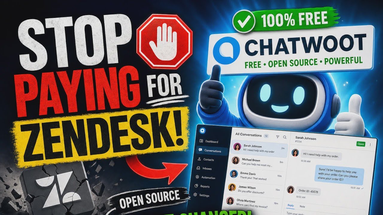 Chatwoot: The Best FREE Open Source Customer Support Tool 🚀