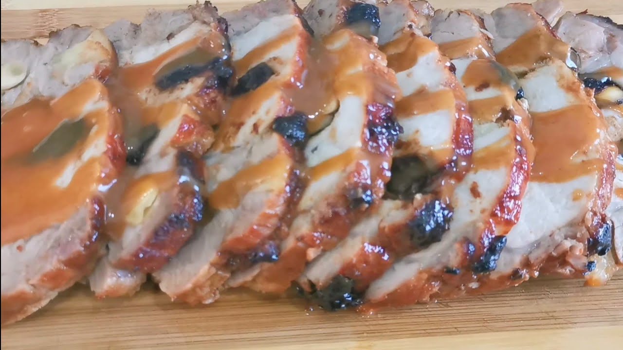 Lomo de cerdo mechado