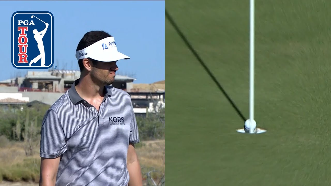 Beau Hossler realizes he made HOLE-IN-ONE at World Wide Technology