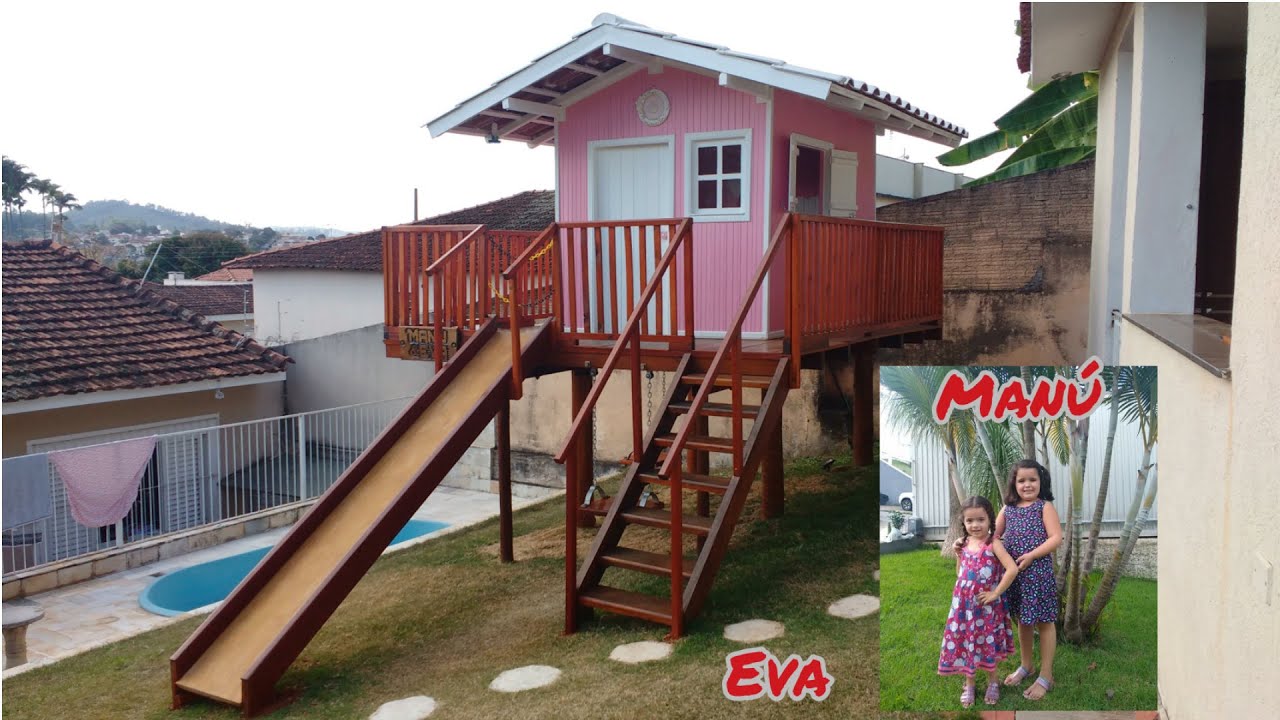 Casinha de Madeira de brinquedo