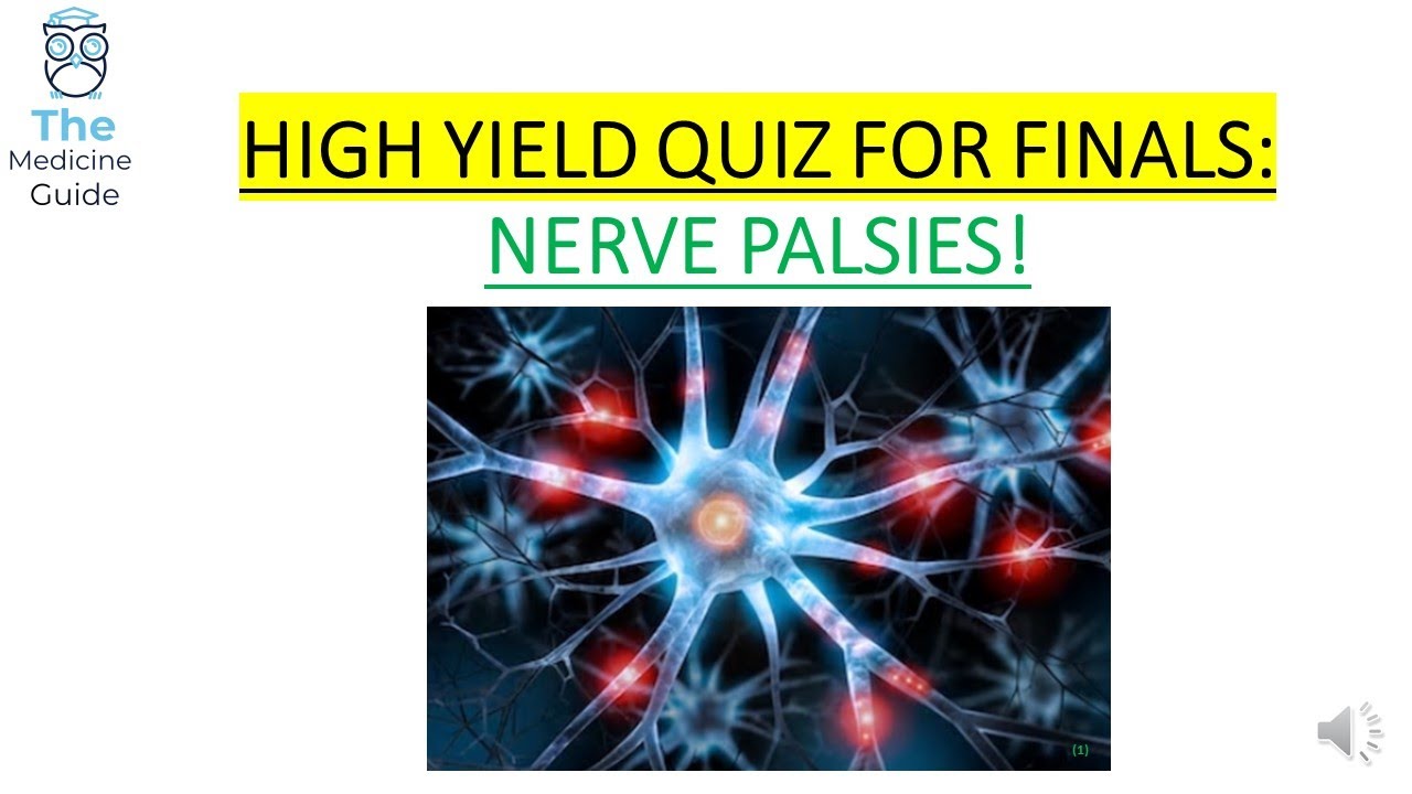 HIGH YIELD QUIZ FOR FINALS: NERVE PALSIES!