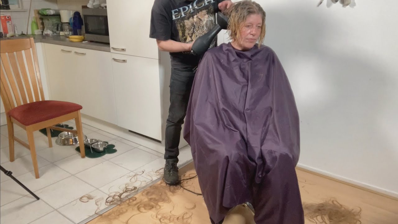 A long to bob makeover haircut