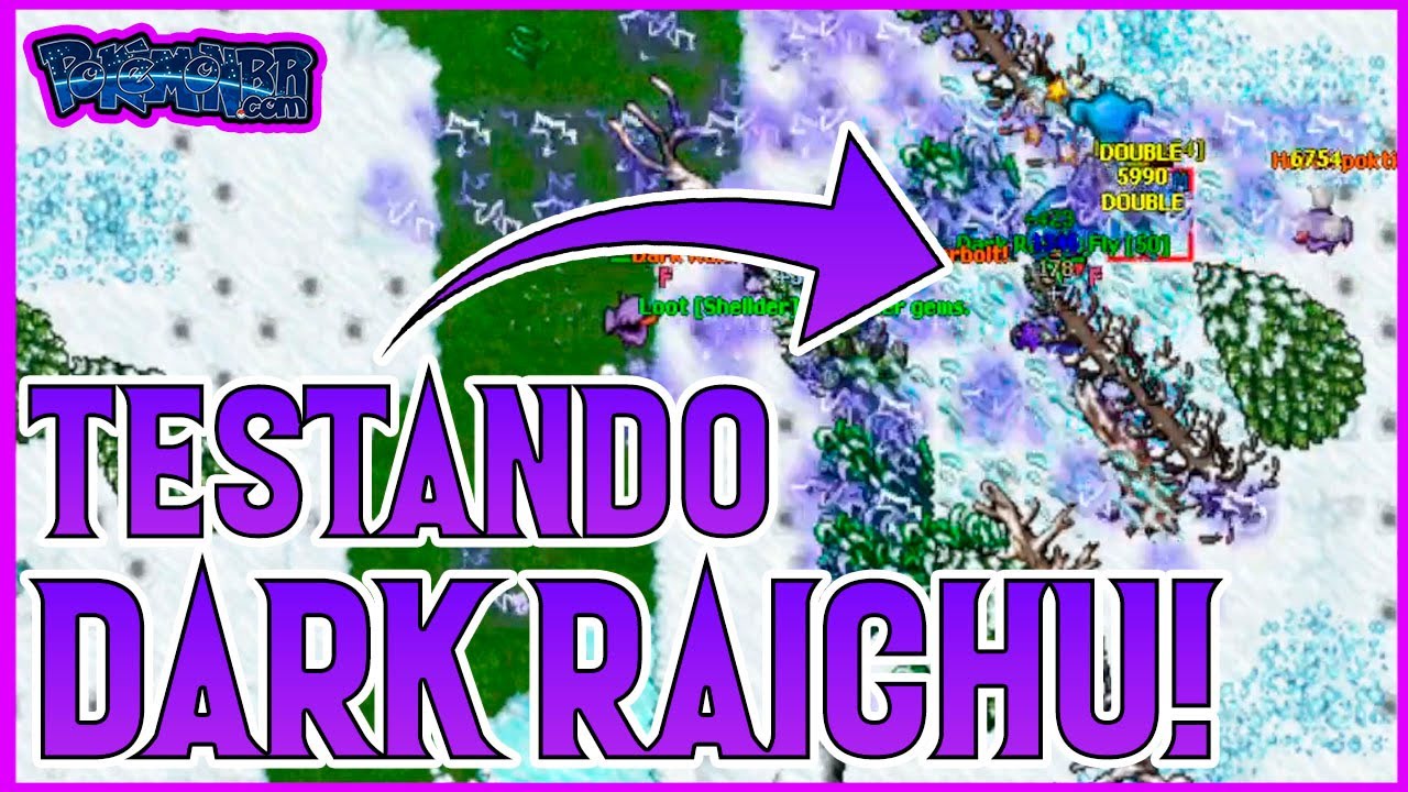 DARK RAICHU( FLY E SURF) TESTANDO POKEMON! POKETIBIA MOBILE 2022 POKEMON BR