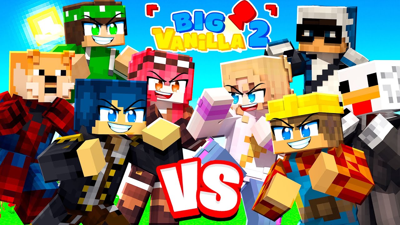 SFIDA A SQUADRE NELLA BIG VANILLA 2! - MINECRAFT Ep.25