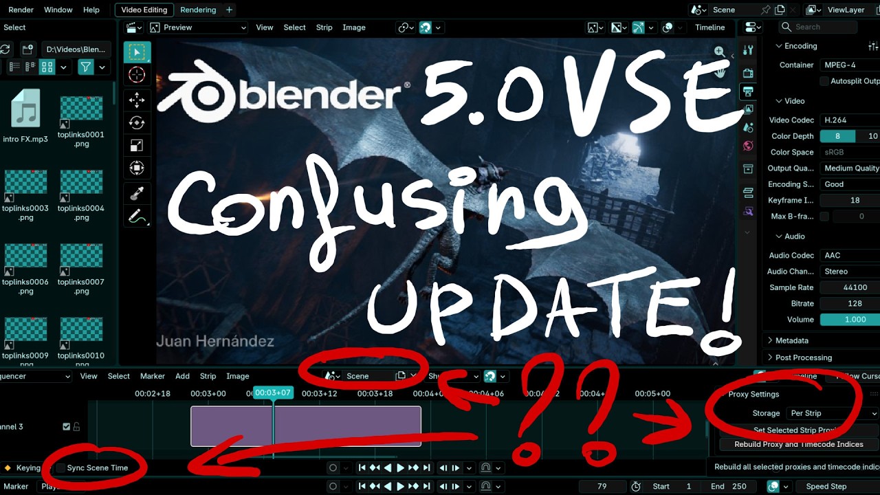 VSE в Blender 5.0 сбивает с толку — давайте разберёмся