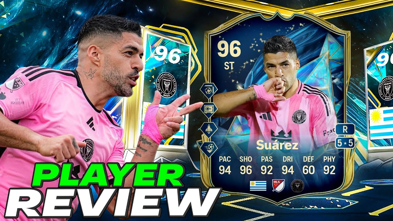 👀96 TOTS LUIS SU&Aacute;REZ PLAYER REVIEW - EA FC 25 ULTIMATE TEAM