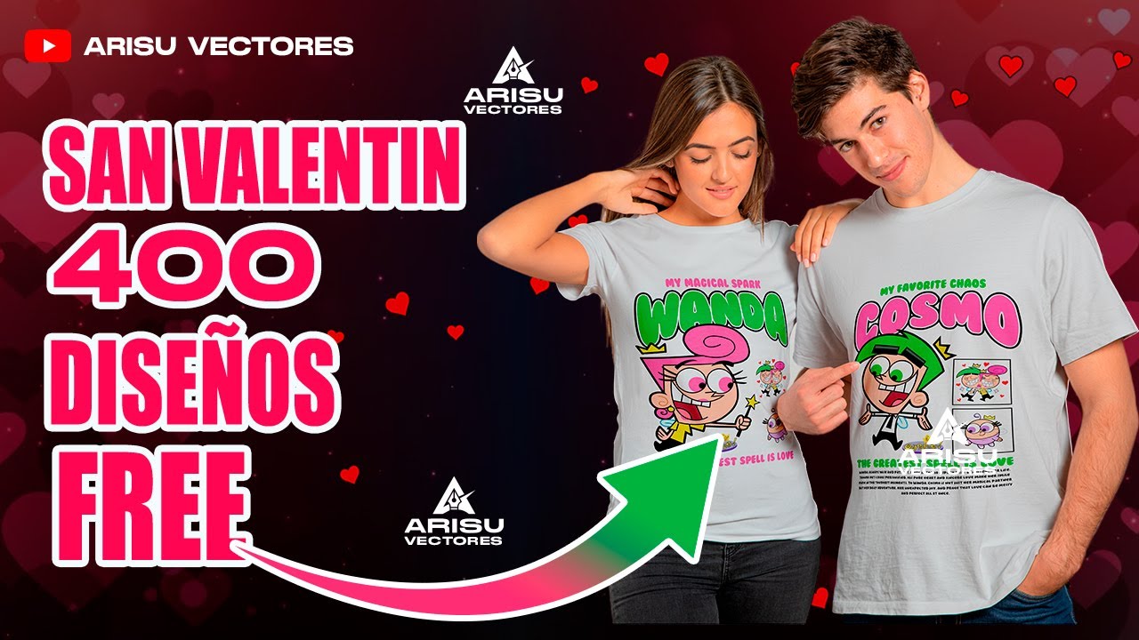 PACK SAN VALENTIN 400 DISEÑOS FREE