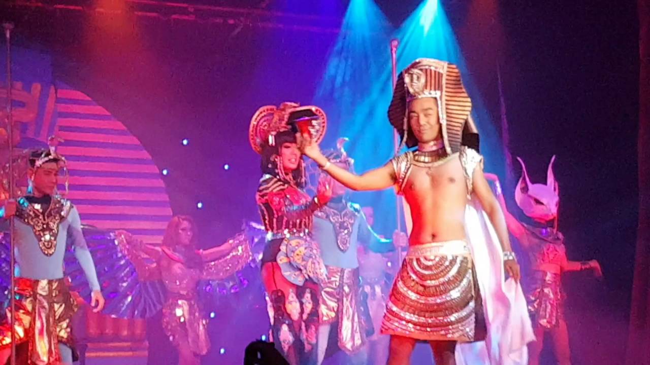 Lady Boys of Bangkok performance in Dundee, Scotland *