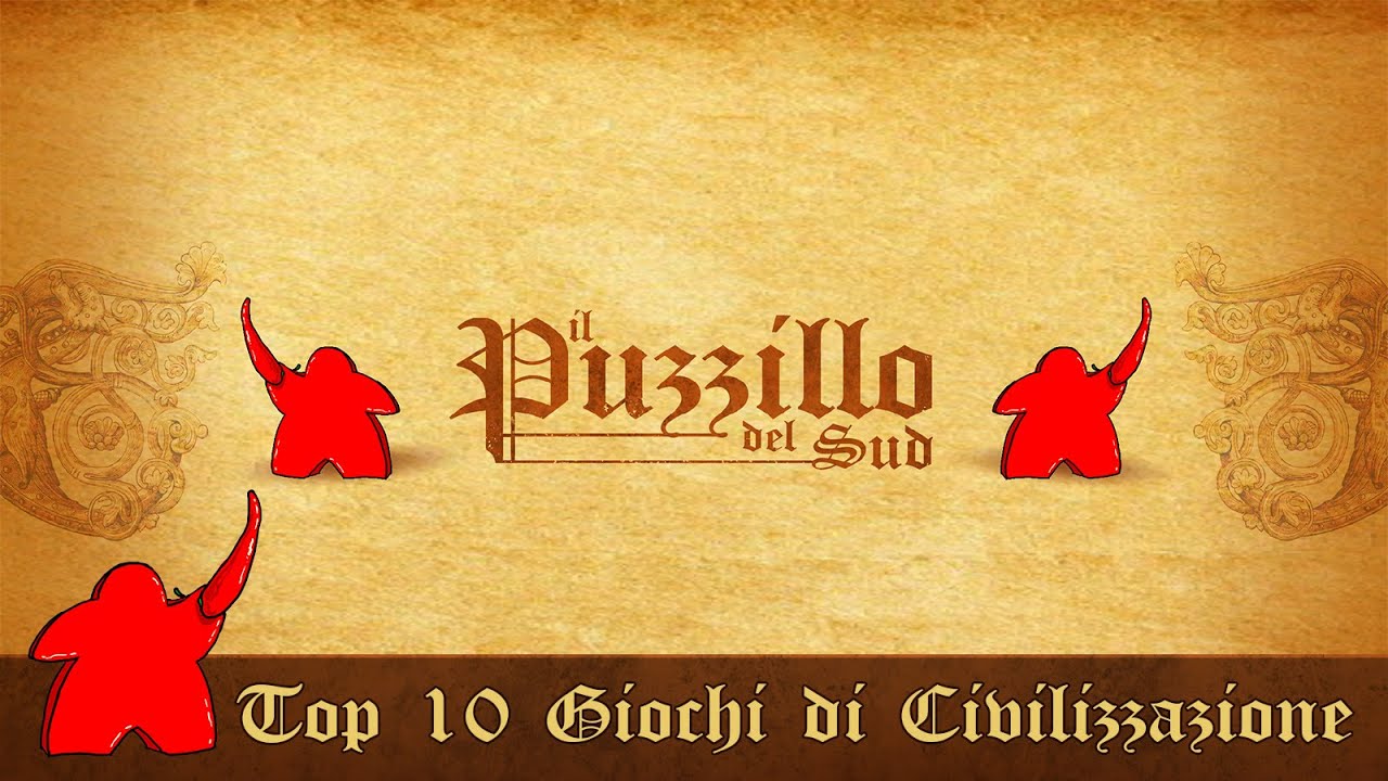 Classifica -  Vecchia Top 10 Giochi da Tavolo di Civilizzazione (LEGGERE PRIMO COMMENTO)