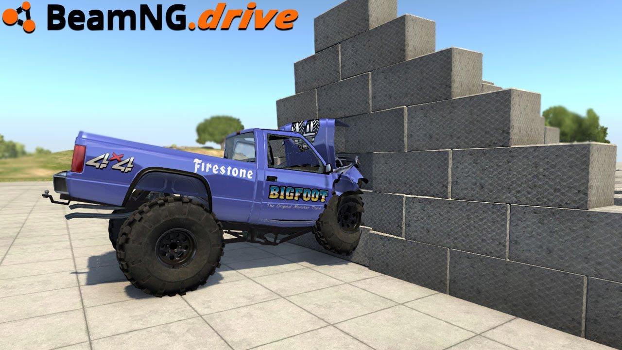 BeamNG.drive - INDESTRUCTIBLE WALL
