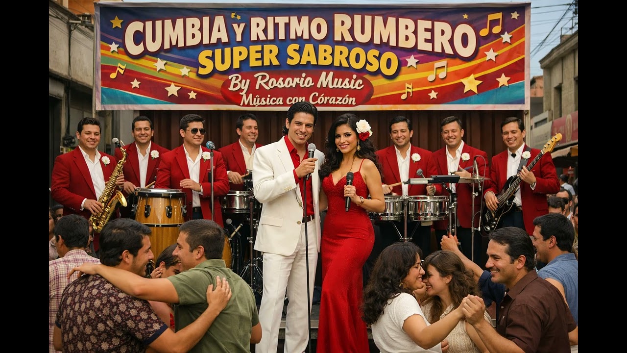 CUMBIAS RITMO  RUMBERO 🪗💃SUPER SABROSO  BAILA CON BERRAQUERA🌴✨By Rosario Music💖Musica con corazón