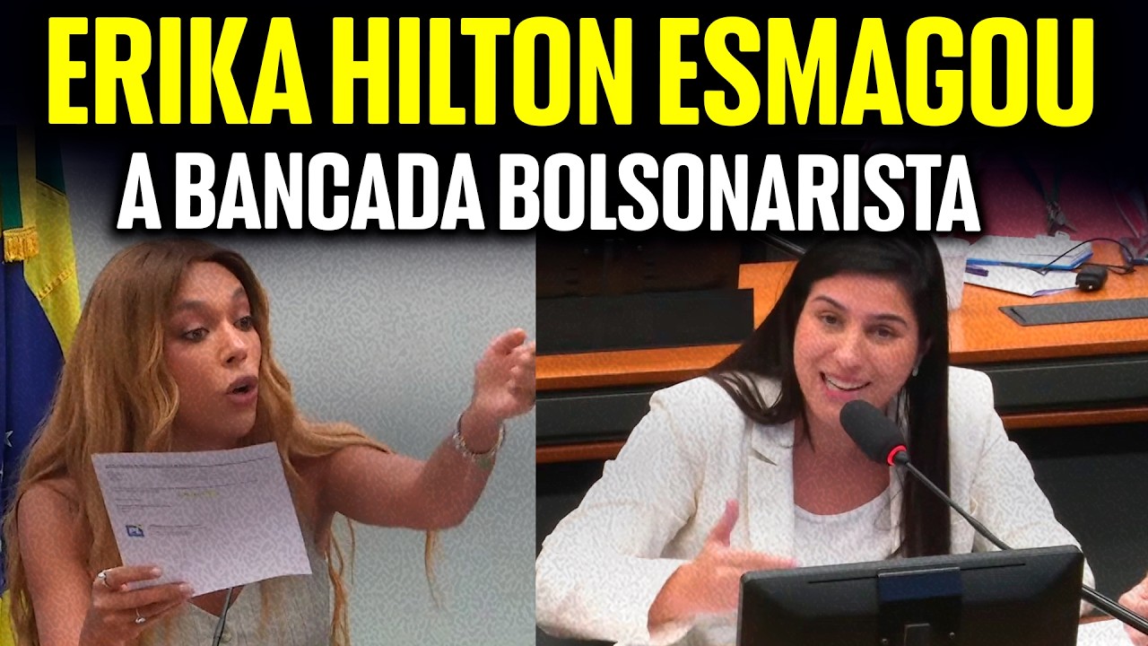 ATAQUE REPUGNANTE: TENTARAM DESTRUIR ERIKA HILTON, MAS A PRESIDENTA DEU O TROCO E RECEBEU APOIO!!!