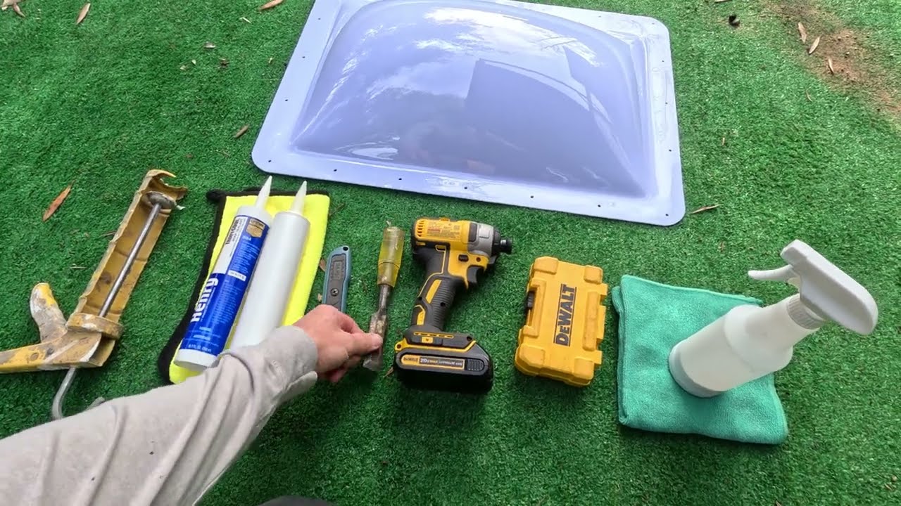 DIY RV Skylight replacement! No more leaks!