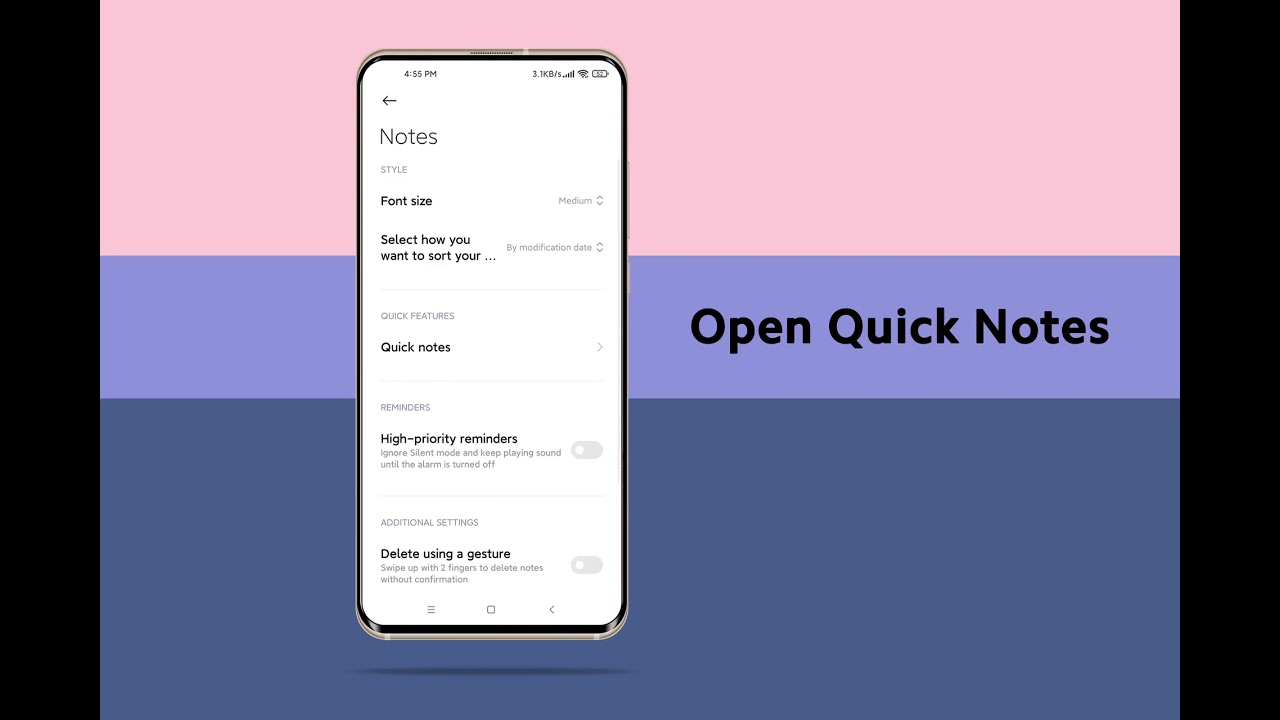 MIUI 12.5 QUICK NOTES FEATURE PREVIEW