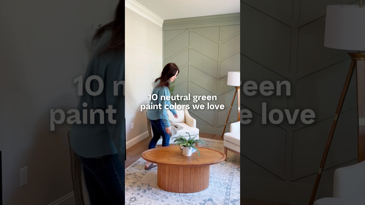 Our 10 favorite neutral green paint colors #paintcolors #wallcolorideas #greeninterior #paintideas
