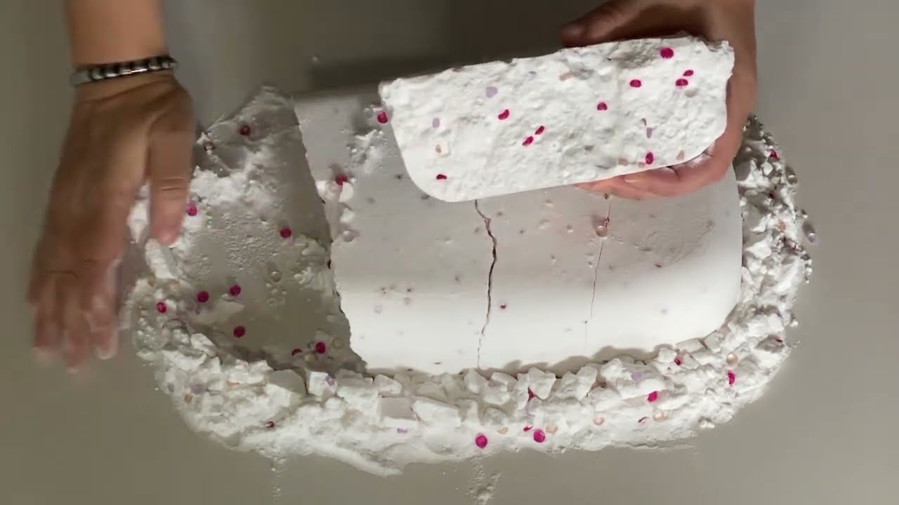 #ASMR 2 White Baking Soda Crunchy Videos #357