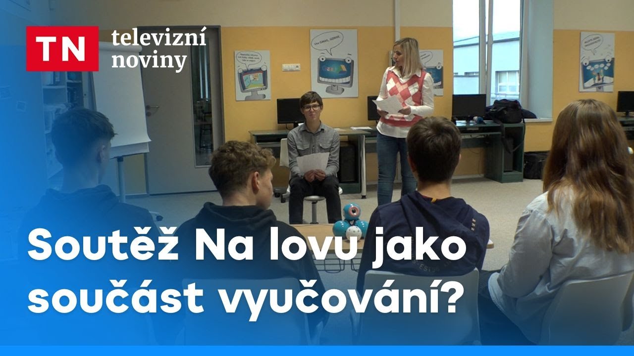Žáci vymysleli vlastní verzi soutěže Na lovu I Televizní noviny
