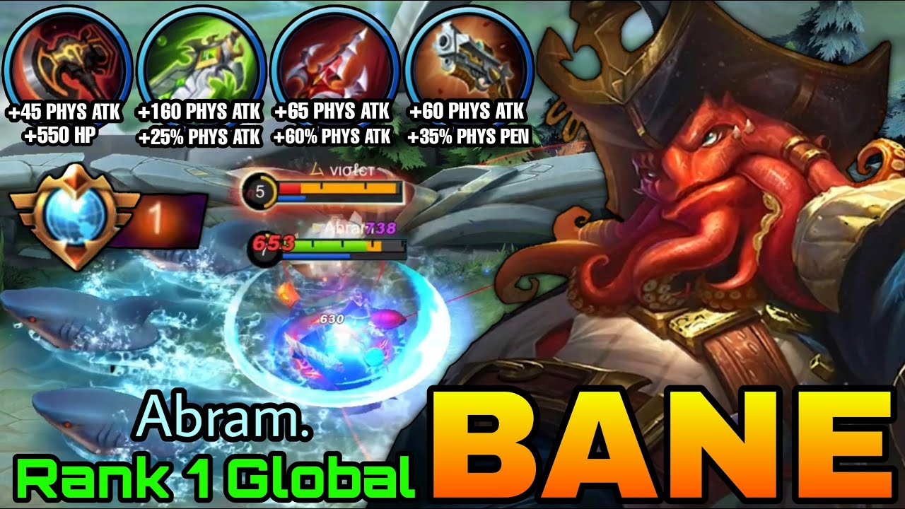 High Physical ATK Bane the Frozen King! - Top 1 Global Bane by Abram. - MLBB