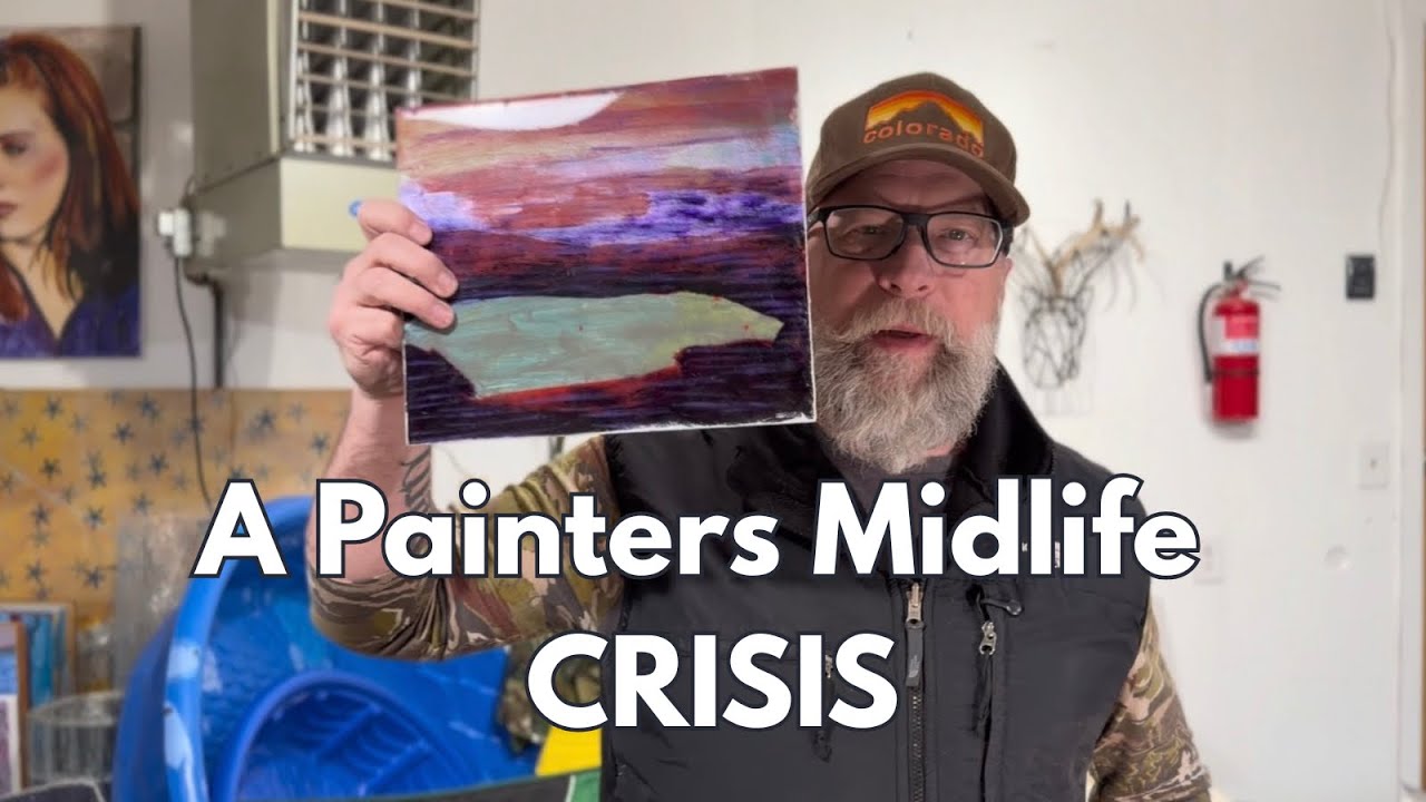 I don't know how to paint. Midlife Crisis!!!