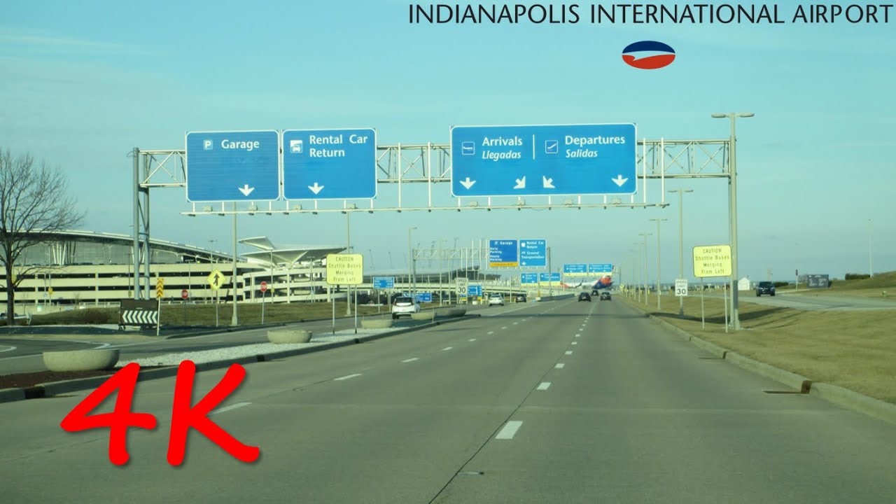 ⁴ᴷ Indianapolis International Airport Terminal Tour (Departures) [4K VIDEO]