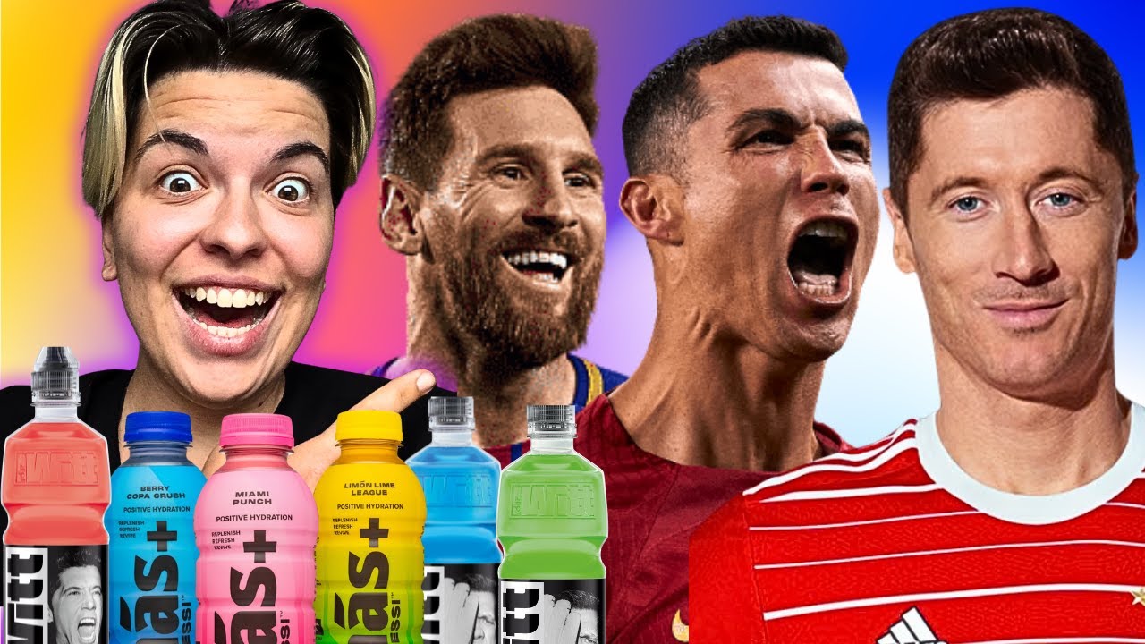 PIŁKARSKIE JEDZENIE I PICIE! ⚽️ (Messi, Lewandowski, Ronaldo, Szczęsny...)
