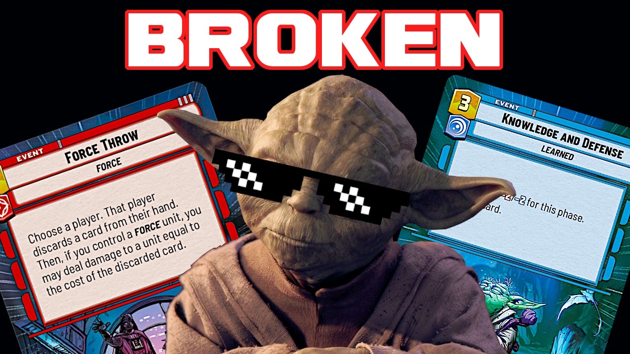 Колода Yoda Red сломана в Eternal? Видео с подбором колоды и матчем.