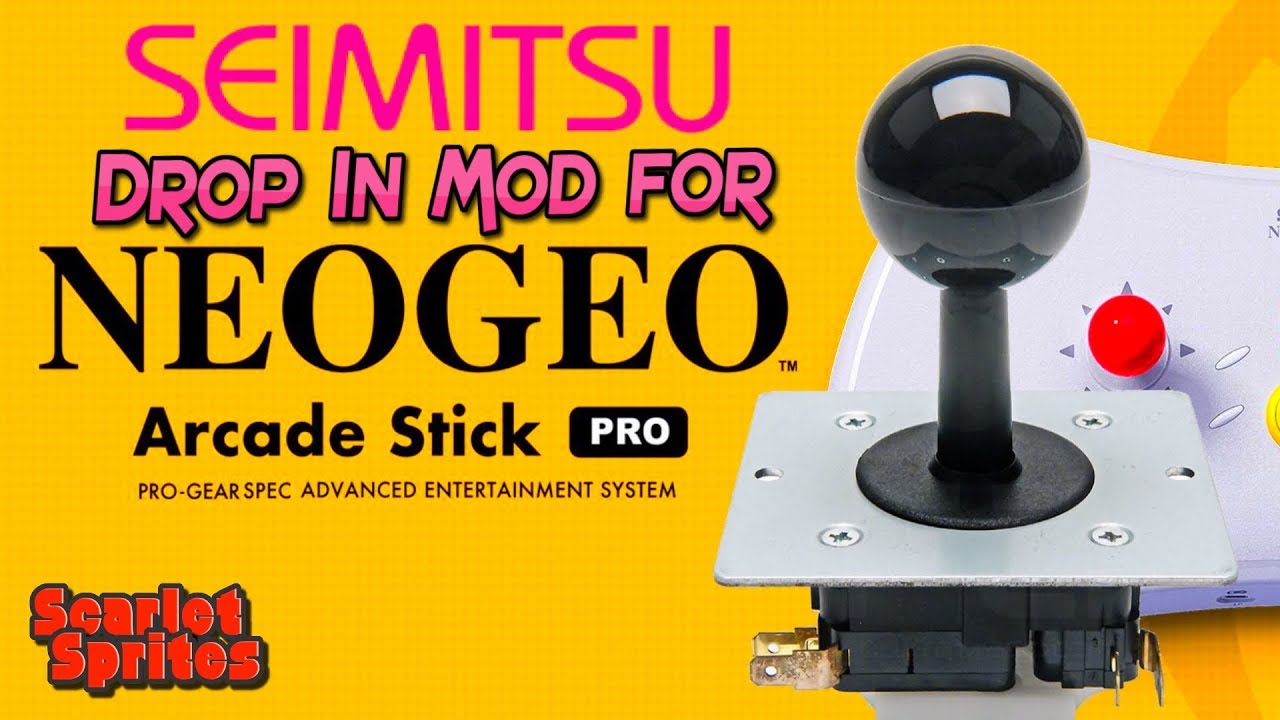 Neo Geo Arcade Stick Pro:  Seimitsu Stick Mod!