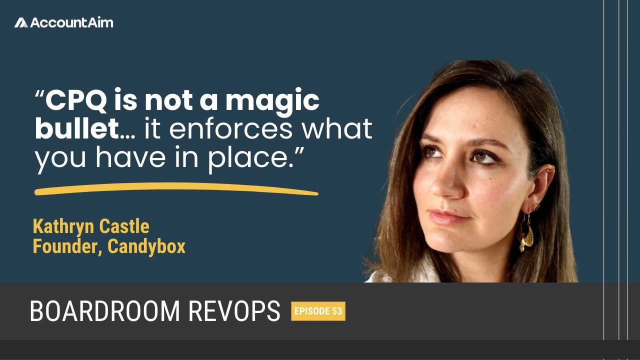 Preparing for CPQ automation with Kathryn Castle, Founder of Candybox