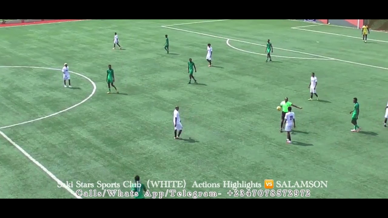 Saki Stars Sports Club vs Salamson FC. Nigeria League Team. Actions & Goals Highlights. NLO Teams