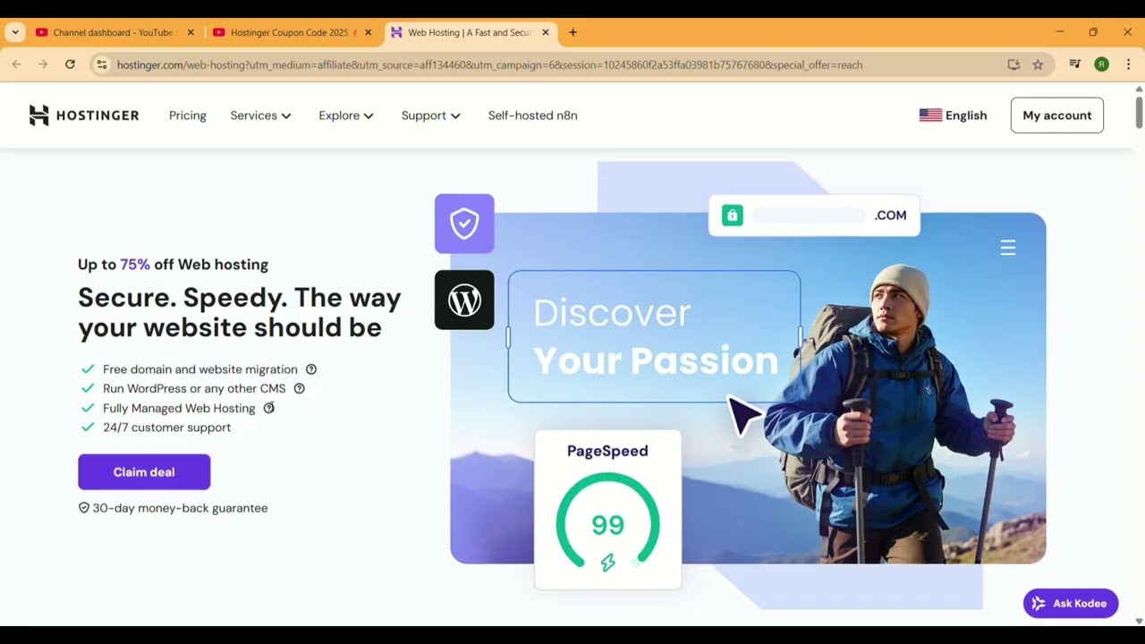 C&oacute;digo de cup&oacute;n Hostinger 2025 ✅ &iexcl;+ 3 meses adicionales!