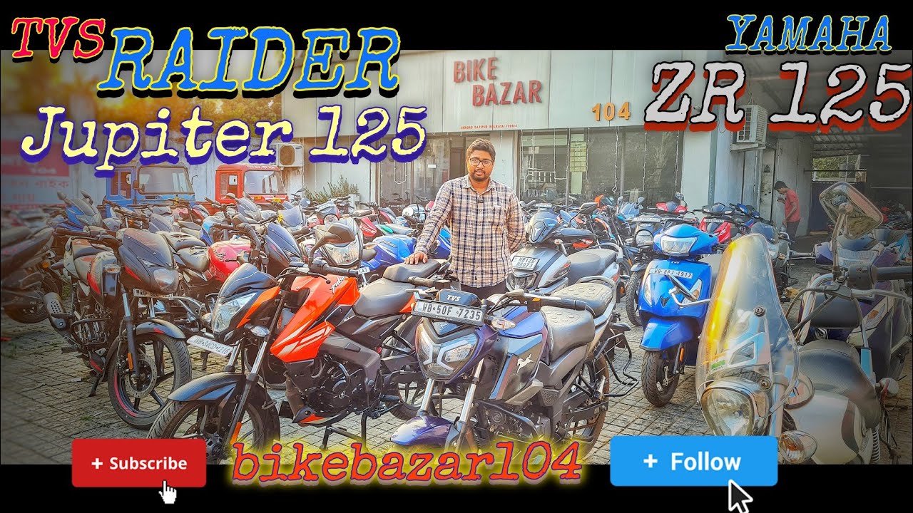 TVS RAIDER, 🔥 Yamaha ZR 125, 🔥Jupiter 125 New stock available | Cheap price only @BikeBazar104