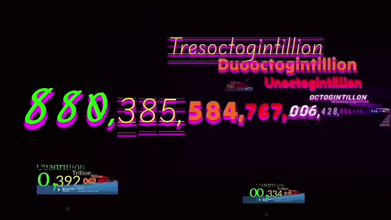 Numbers 0 to 1 Nonagintillion With Sound Part 6 @RydersNumberVideos 