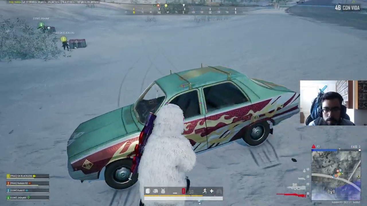 Pollo en PUBG con los compas FRAG 11: BLACK EN LA NIEVE