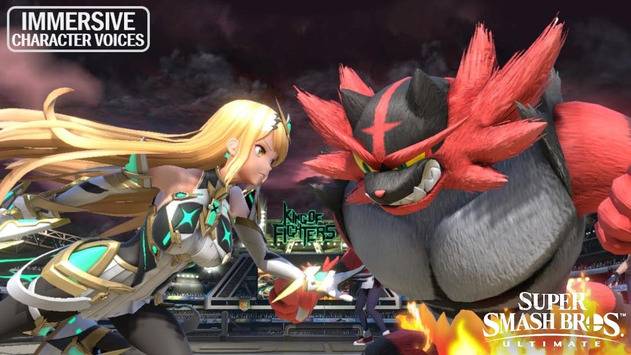 SSBU | Pyra/Mythra vs. Incineroar – Ballet of Resilience! (Immersive Series)