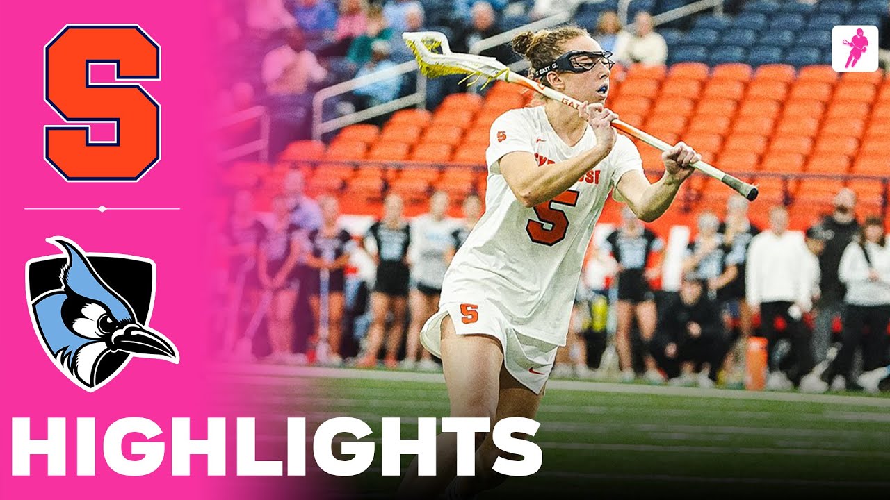 Syracuse vs Johns Hopkins | NCAA College Women's Lacrosse | Highlights - March 10, 2025