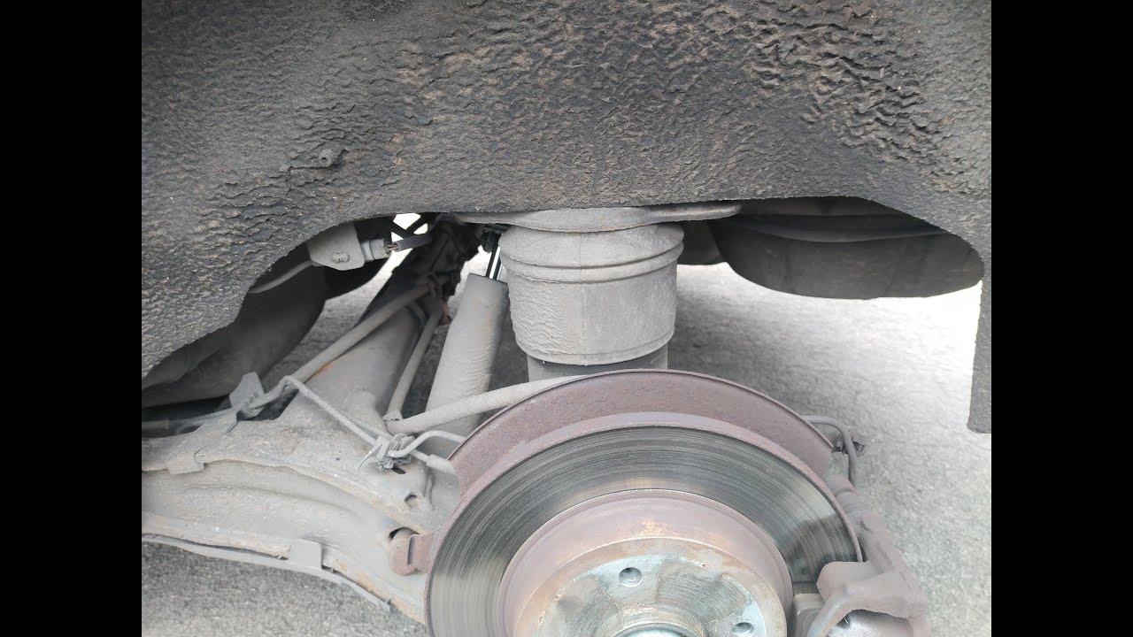 Citroen C4 rear airbag suspension replacement